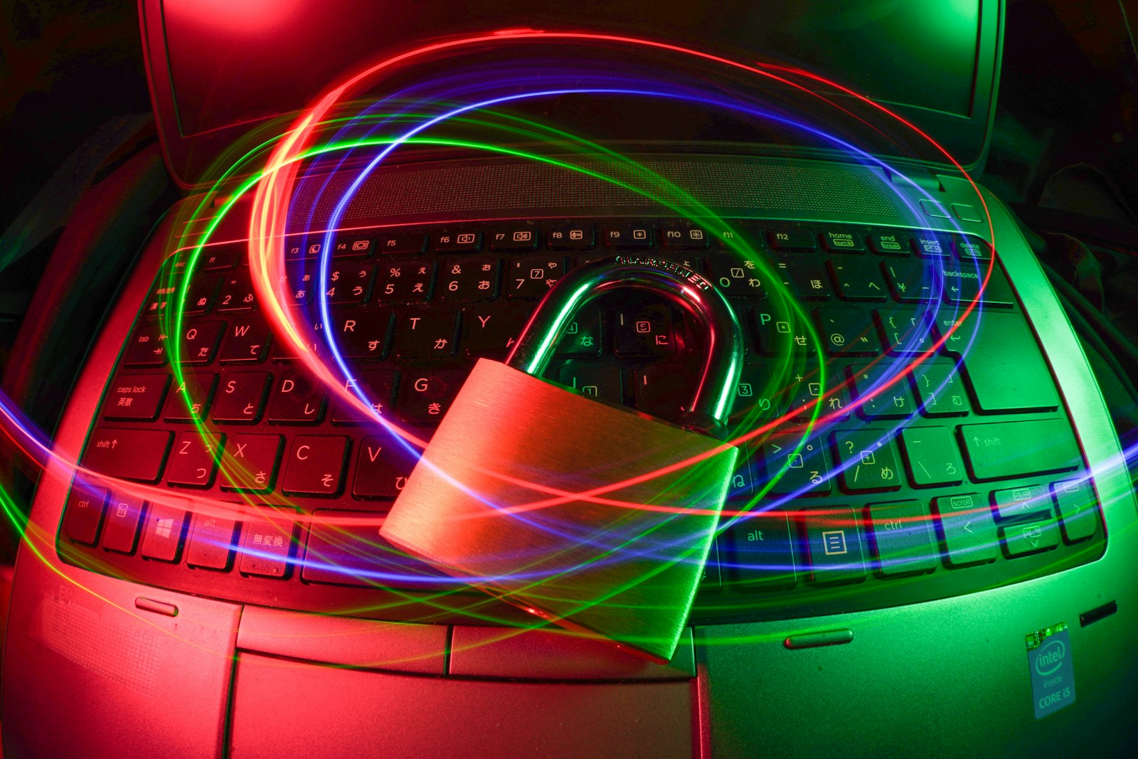 AI phishing detection system scanning email threats on a laptop