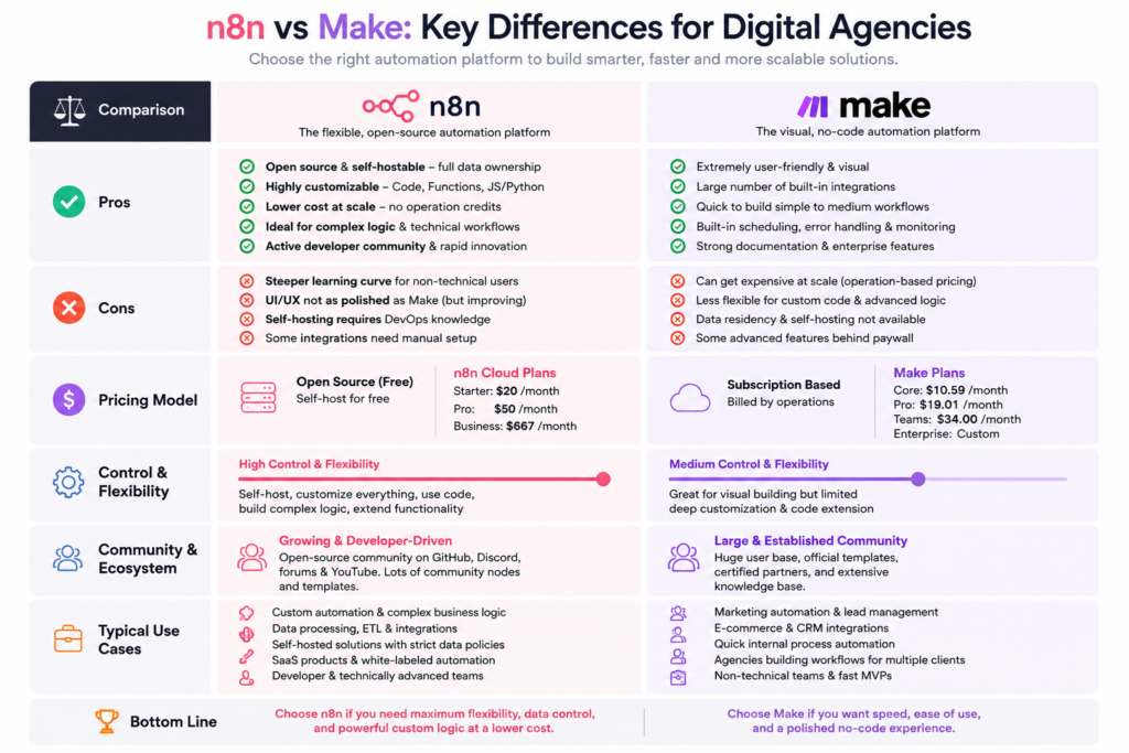 infografis n8n vs make